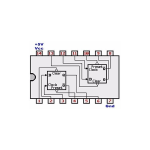 Circuito Integrado 74LS74 Flip Flop Tipo D TTL - Image 2