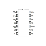 Contador Binario por Década de 4 Bit, 74LS93 TTL - Image 2