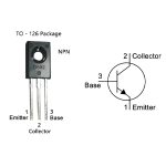 Transistor NPN D882 40V 3A TO-126 - Image 2