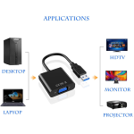 Adaptador USB 3.0 Macho a VGA Hembra - Image 3