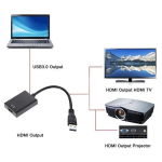 Adaptador USB 3.0 Macho a HDMI Hembra, Plateado - Image 4