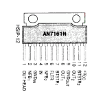 Amplificador de Potencia de Audio AN7161NFP, 20W - Image 2