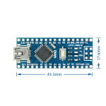 Placa compatible con Arduino Nano V3.0 genérico, Mini USB, CH340, 16Mhz, ATMEGA328PB + Cable - Image 3