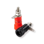 Par de Borners para Chasis Tipo Banana 3.3X1.1CM, Rojo y Negro - Image 2