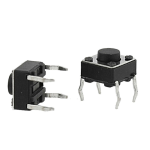 Pulsador Push Botón 4 pines 6X6X5mm NA