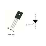 Tiristor SCR C106MG, 600V 4A, TO-126 - Image 2