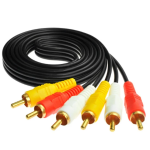 Cable 3 RCA Macho a 3 RCA Macho de 1.2 Metros