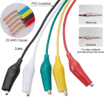 Cable Puente de 40 cm de Largo con Pinzas Tipo Lagarto Pequeño 2.7X1CM, por Unidad - Image 5