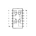 Compuerta Lógica OR de 2 Entradas CD4071BE CMOS - Image 2