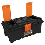 Caja Negra para Herramientas con Compartimentos de 14", Truper