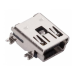 Conector Mini USB 2.0 Hembra 5 Pines para Chasis - Image 2