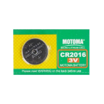 Batería Tipo Botón CR2016 3V, Motoma