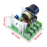 Dimmer SCR 2000W 127VAC - Image 2