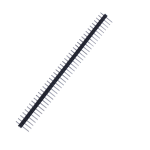 Conector Header Macho, 2.54 mm, 40 pines, Una Fila