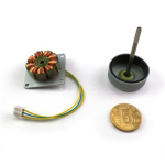 Micro Generador / Dinamo Turbina Eólica, Trifásico sin Hélices con Luz Led - Image 2