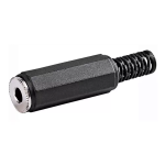 Jack Estéreo en Linea 3.5mm Hembra, Plástico