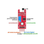 Sensor Interruptor Magnético Reed Switch, KY-025 - Image 3