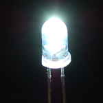 Led Blanco Ultrabrillante 5mm, 3.2-3.4V 20mA - Image 2