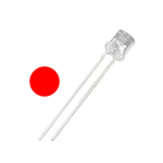 Led Rojo Flat Ultrabrillante 5mm, 2-2.2V 20mA