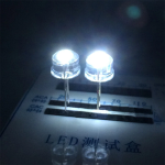 Led de Sombrero Blanco 8mm, 3.2-3.4V 20mA - Image 2