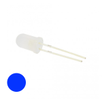 Led Azul Difuso Niebla 5mm, 3-3.4V 20mA