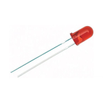 Led Normal Difuso Rojo 3mm, 2-2.2V 20mA