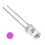 Led Rosa Ultrabrillante 5mm, 3.2-3.4V 20mA
