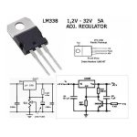 Regulador de Voltaje Positivo LM338T 5A 1.2-32V TO-220 - Image 2
