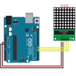 Módulo Matriz Led 8X8 MAX7219 SPI 1 Pantalla, Color Rojo - Image 3