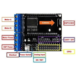 Módulo Wifi ESP-12E ESP8266MOD, CP2102 + Shield de Motores L293D - Image 4