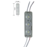 Módulo de 3 Led 2835, 1.5W 12VDC, Color Blanco