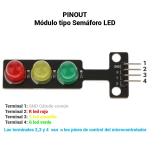 Módulo Semáforo Tres LED de Colores - Image 6