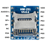 Módulo de Sonido MP3 WTV020-SD-16P para Arduino - Image 4