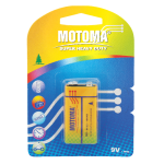 Batería Zinc-Carbón 9V Blíster, Motoma