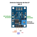 Sensor Detector de Gas Isobutano y Propano MQ-6 - Image 3