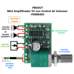 Módulo Amplificador Digital PAM8403 3W con Control de Volumen - Image 3