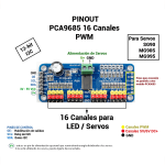 Módulo Controlador de Servos PCA9685 - Image 3