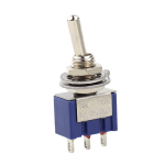 Switch Palanca SPST 6A, 125VAC, ON-OFF-ON, 3 Pines - Image 2