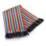 Kit de 40 Cables Puente Macho-Hembra 20 cm