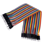 Kit de 40 Cables Puente Macho-Macho 20 cm