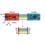 Placa compatible con Arduino Pro Mini ATMEGA328PU genérico, 5VDC 16MHz - Image 3
