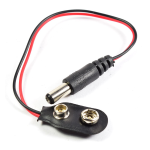 Conector para Batería 9V + Jack de Poder