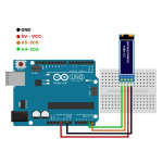Pantalla Oled 0.91" SSD1306, Color Azul, 128X32 - Image 3