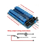 Módulo Relé de 16 Canales 12V con Protección de Optoacoplador LM2576 - Image 3