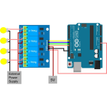 Módulo Relé de 4 Canales, 5V 10A - Image 3