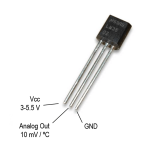 Sensor de Temperatura Analógico LM35DZ, TO-92 - Image 2