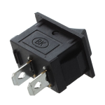 Mini Switch Negro 2 Posiciones 250V 3A, 125V 6A - Image 2