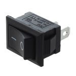 Mini Switch Negro 2 Posiciones 250V 3A, 125V 6A