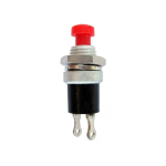 Switch Pulsador NA, Color Rojo