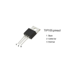 Transistor TIP105 60V 8A, TO-220 - Image 2